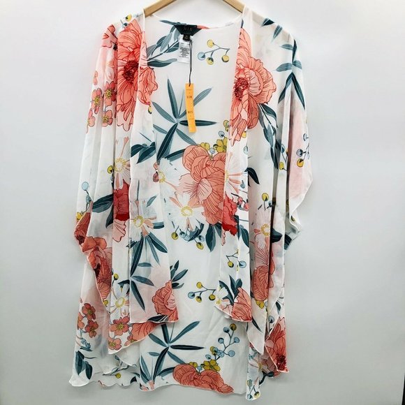 41 Hawthorn Tops - 41 Hawthorn Stitch Fix 3X Open Front Kimono 707